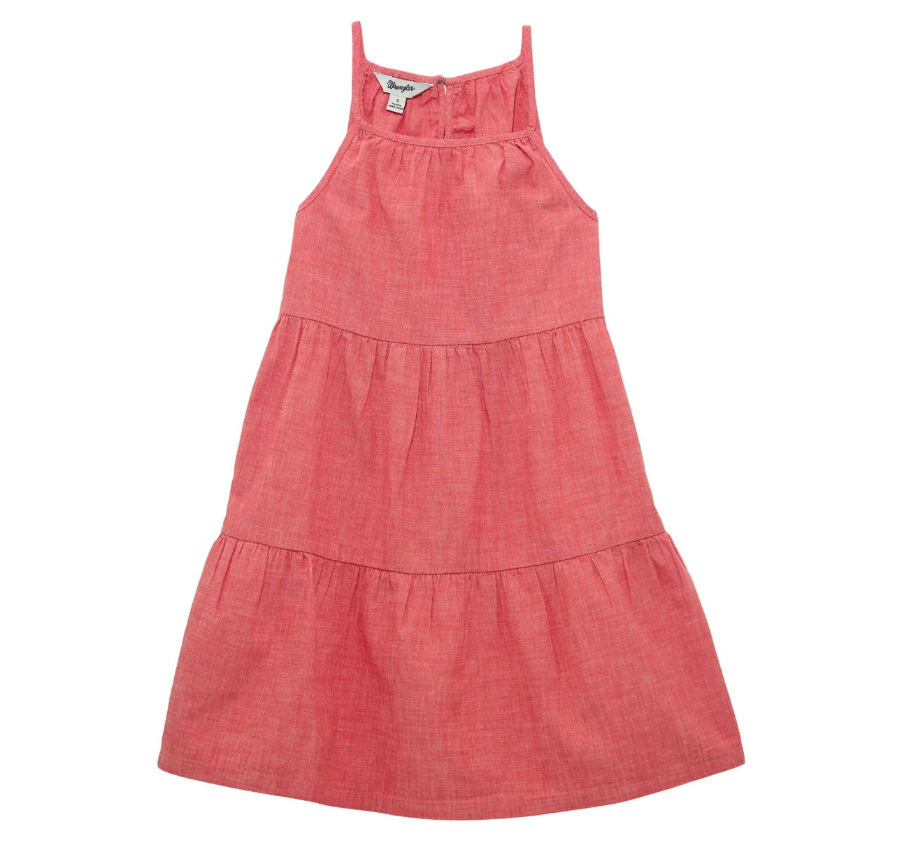 Girls Wrangler Red Tiered Dress