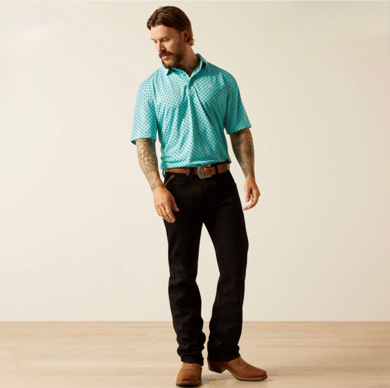 Men’s Ariat Aruba Blue Polo
