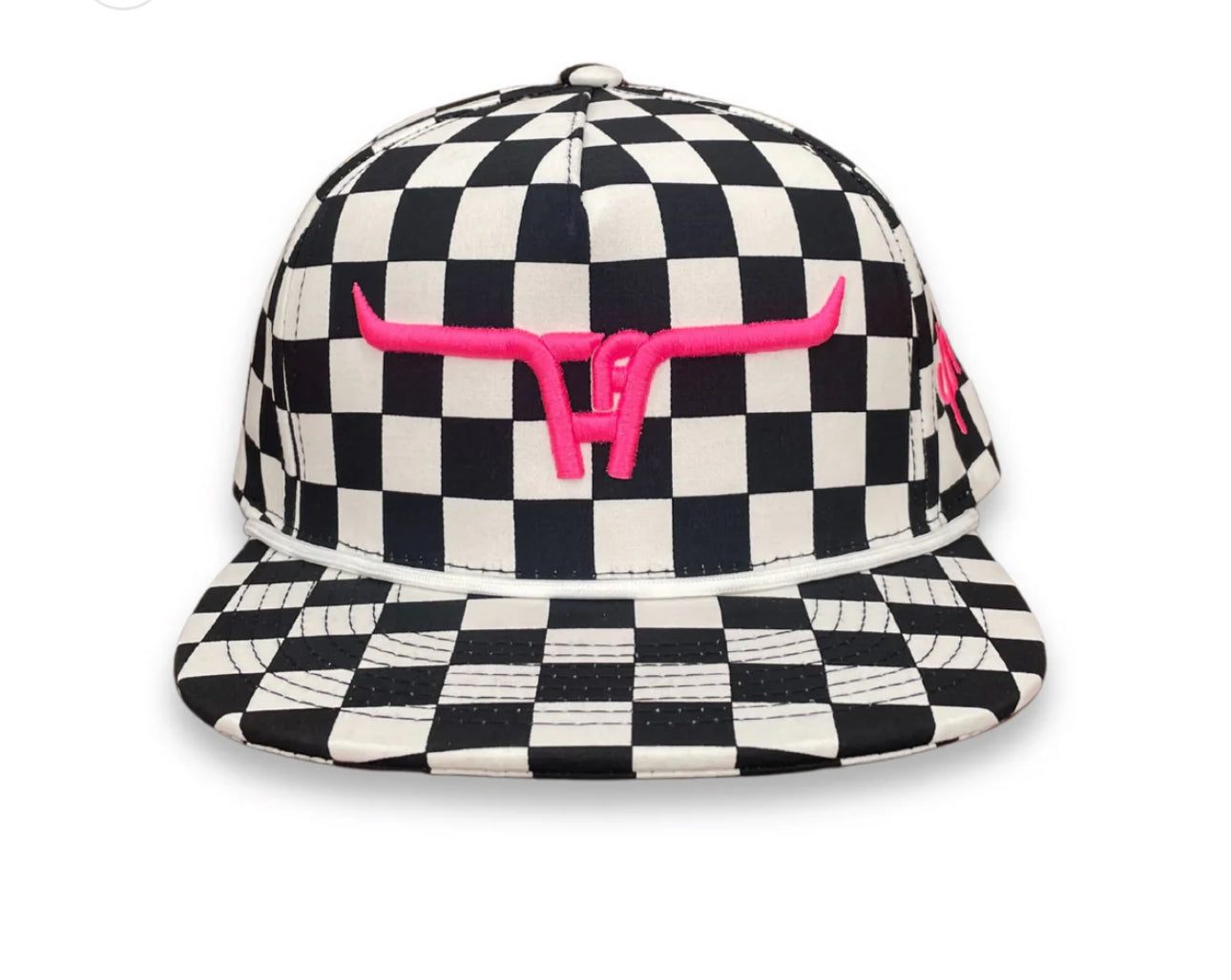 Cactus Alley "CA Longhorn" Pink Puff - CA Finish Line, Snapback 🧢