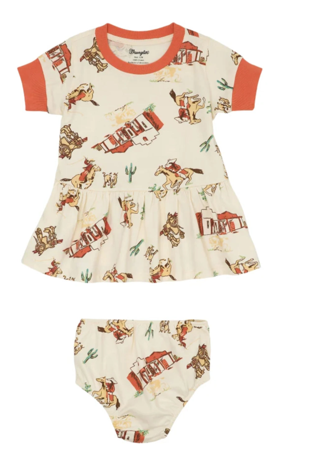 Wrangler Baby Girls White Dress