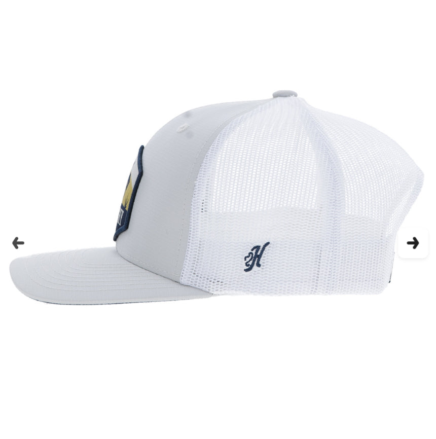 Hooey Ranchero Cap - Grey/White