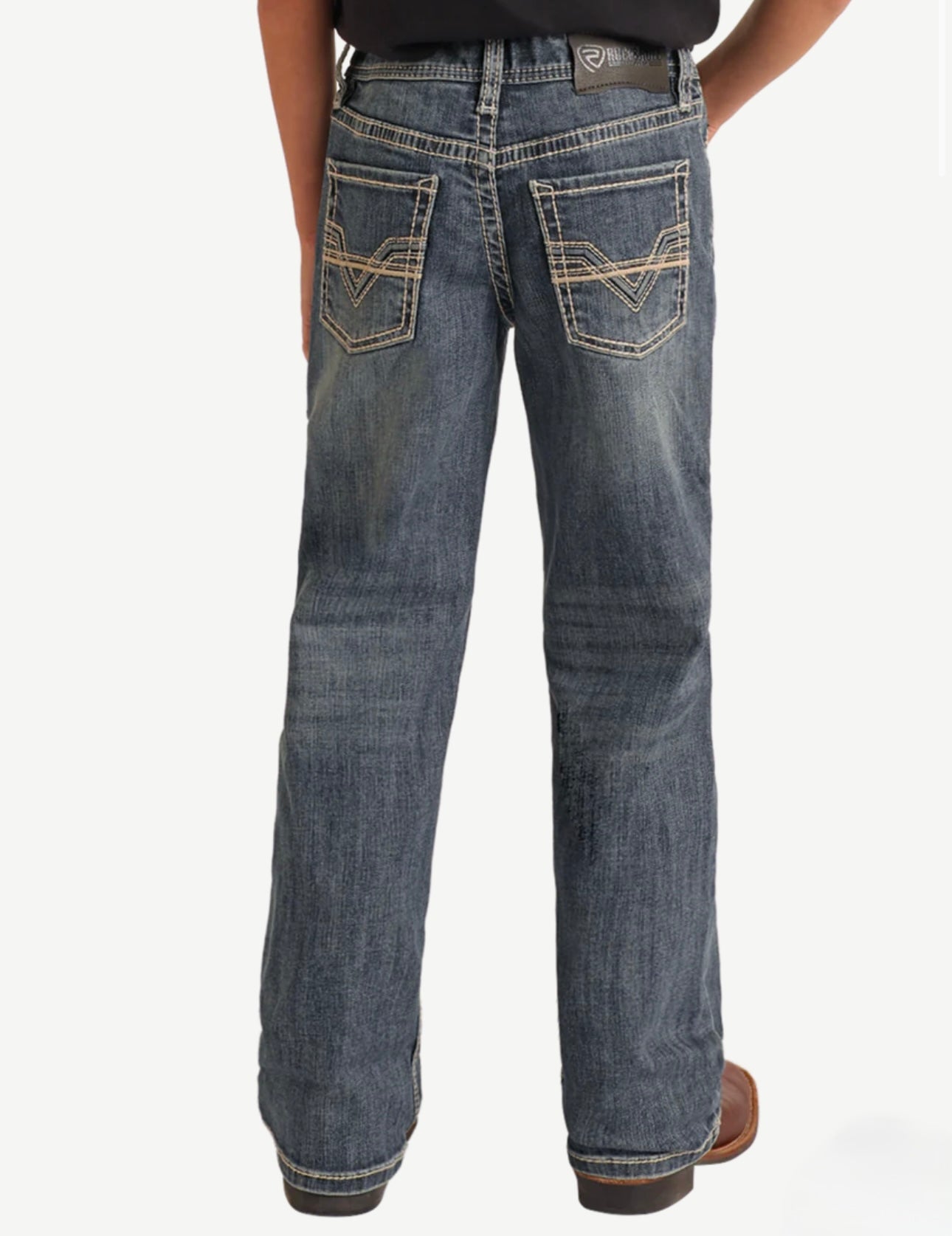 Rock & Roll Boys Raised Denim- Boot👖