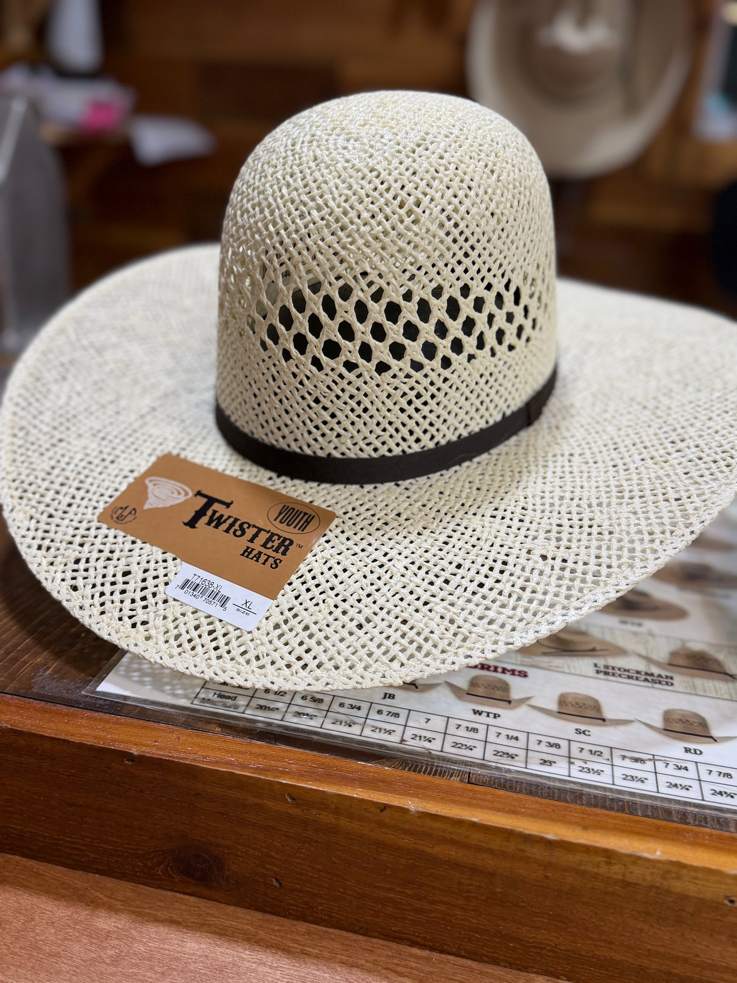 Twister Youth Straw Hat