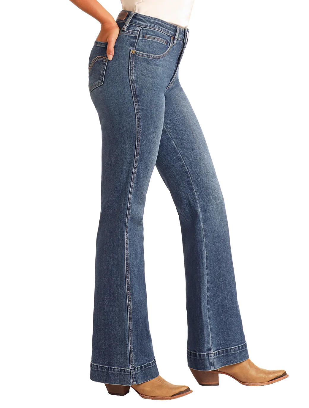 R&R Classic High Rise Trouser