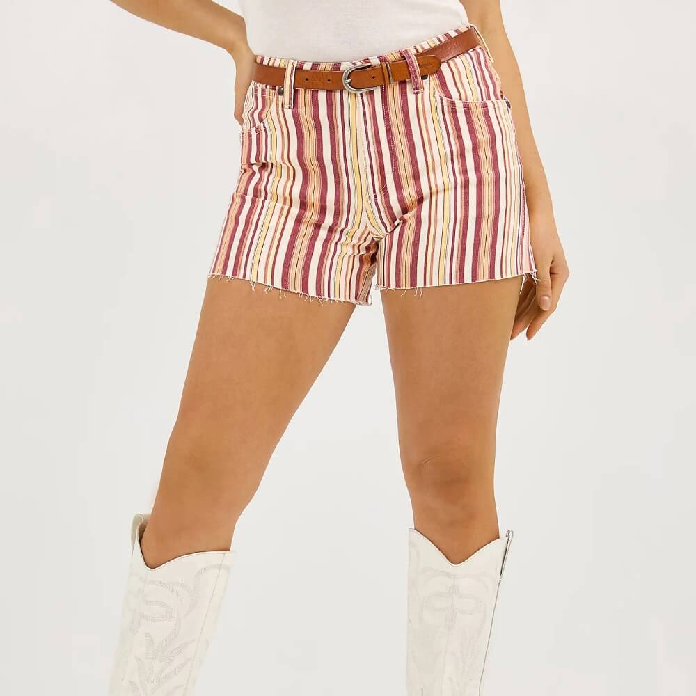Wrangler Women’s Multi Stripe Cowboy Short