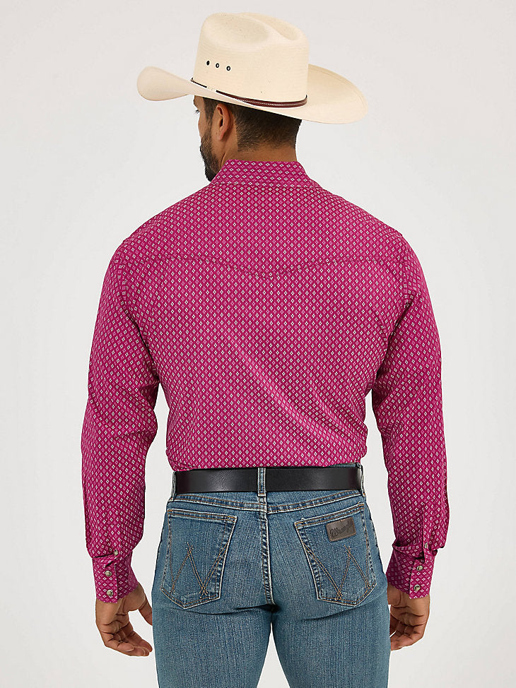 MEN'S 20X® COMPETITION ADVANCED COMFORT LONG SLEEVE TWO POCKET WESTERN SNAP SHIRT