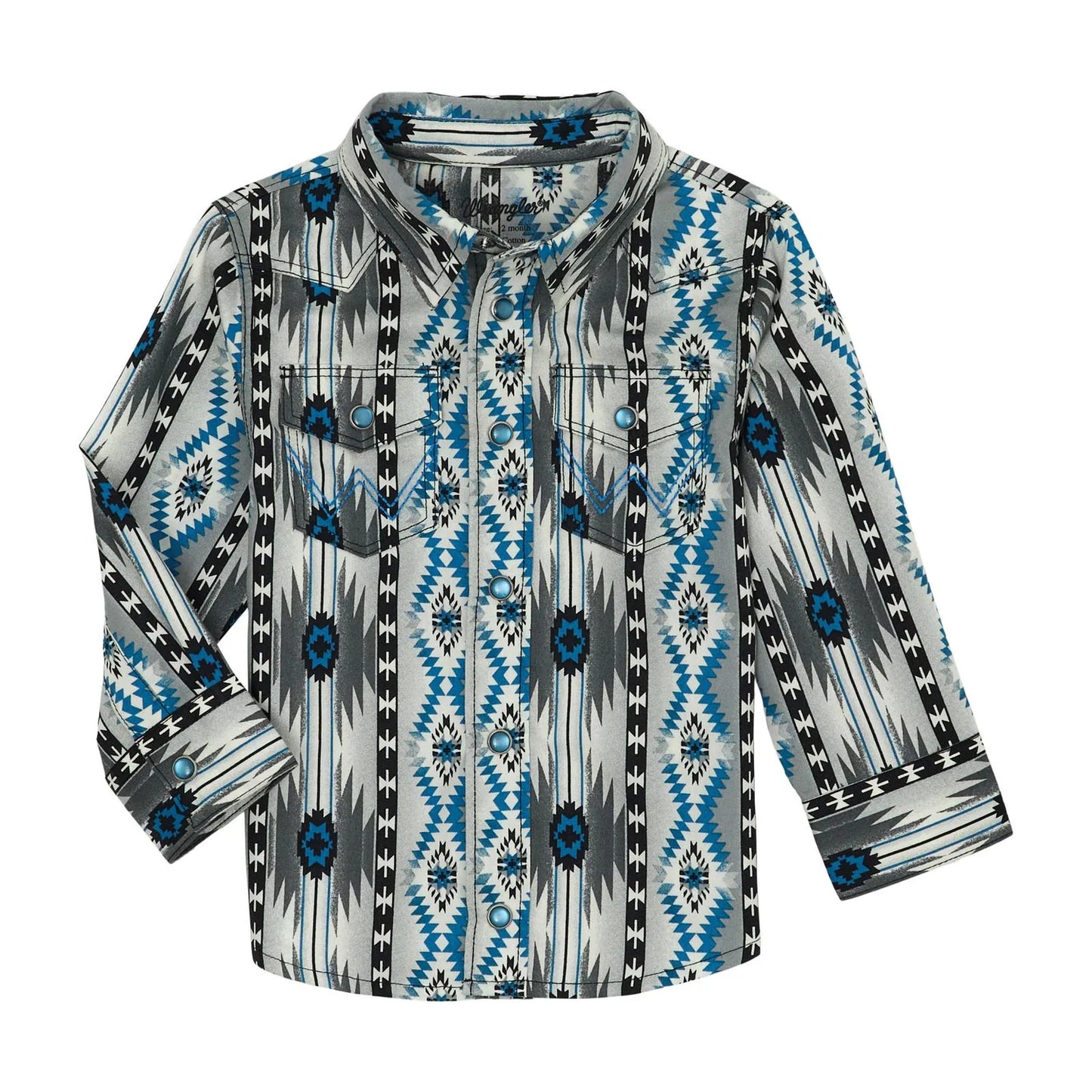 Infant/Toddler Boy's Wrangler Checotah Snap Front Shirt