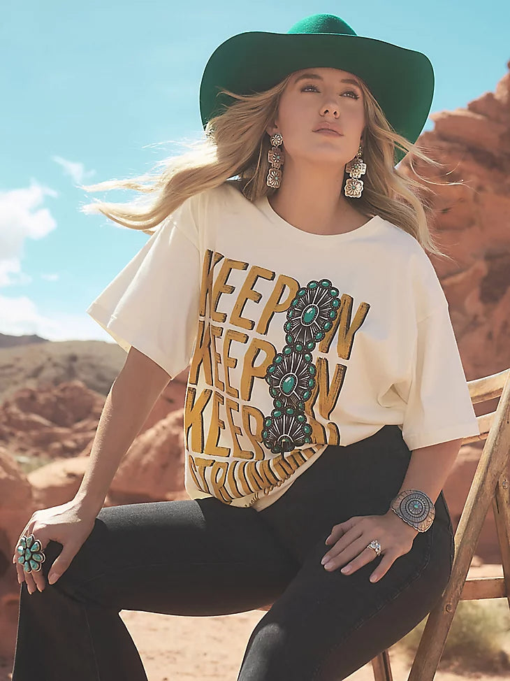 Lainey Wilson X Wrangler Keep on Tee