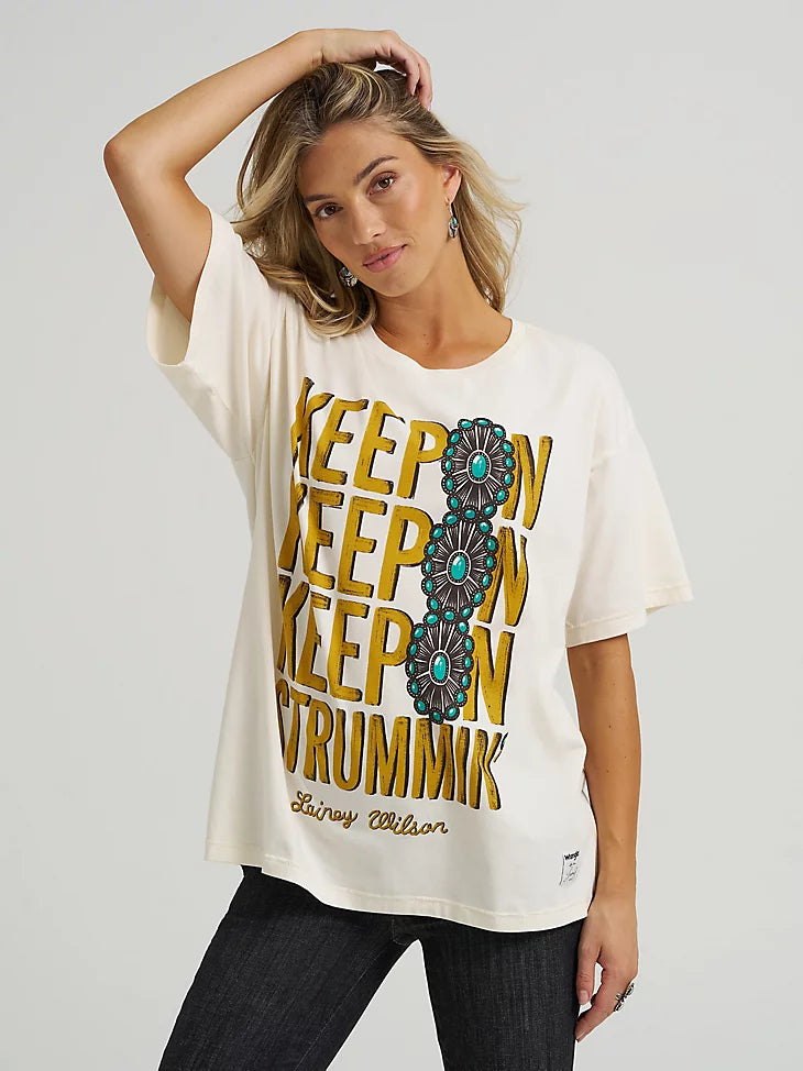 Lainey Wilson X Wrangler Keep on Tee