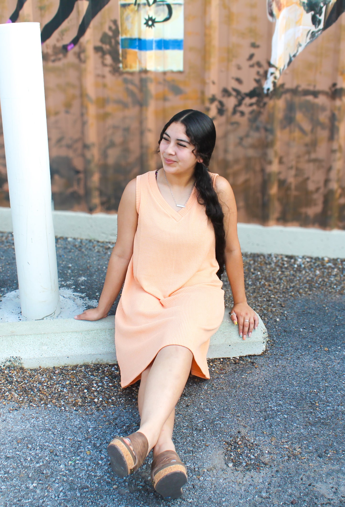 Apricot Bliss Dress