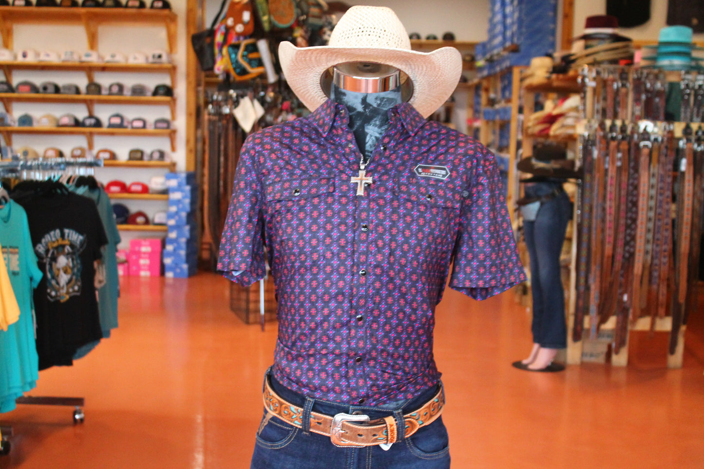 Men’s R&R Geo Tek Snap SS