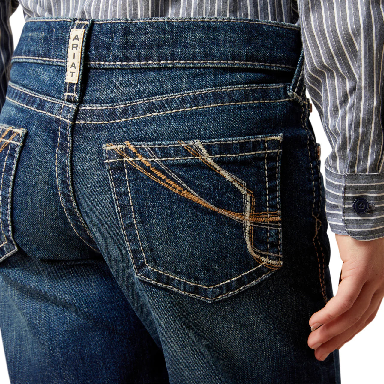 Ariat Youth Girl's Andrea Pacific Blue Trouser Jeans