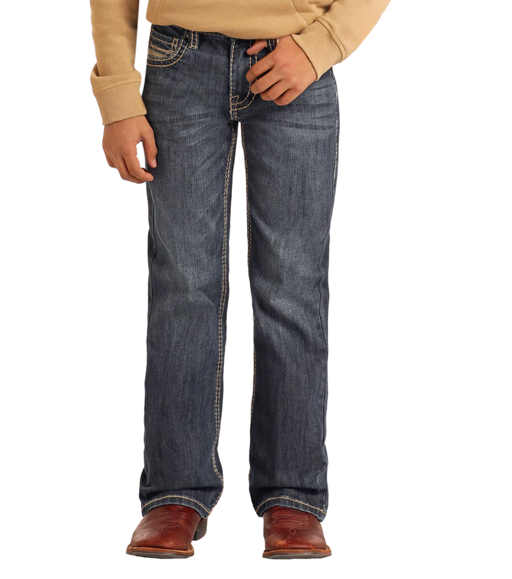 R&R Boys Aiden Bootcut Jeans