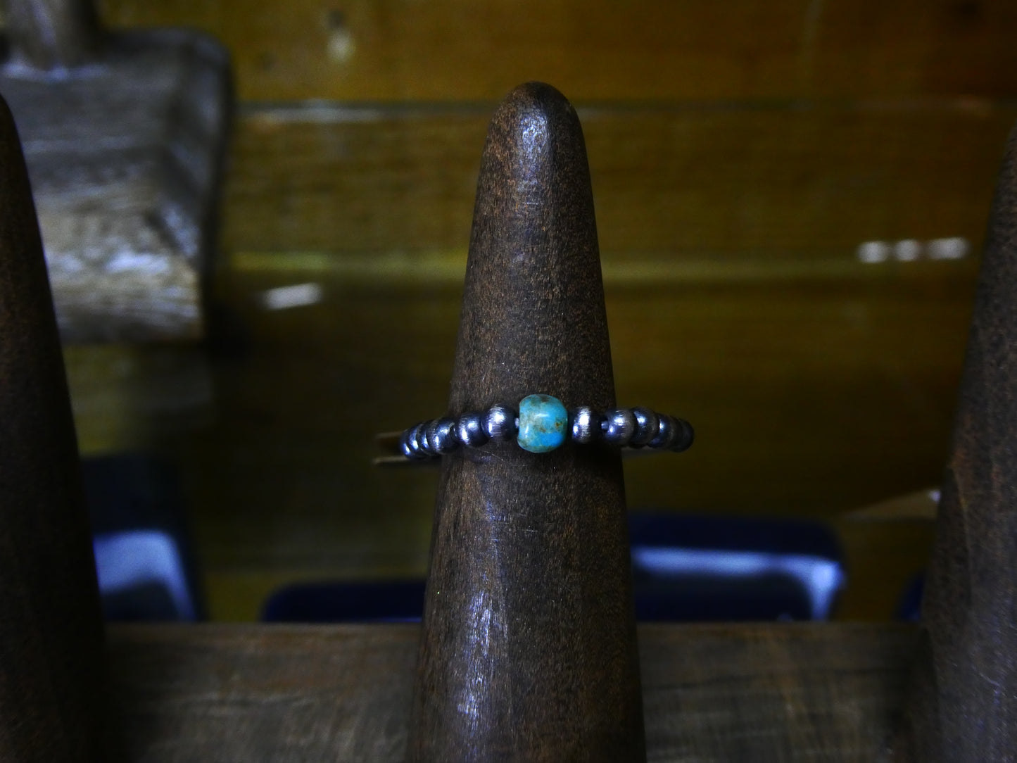 Stretch Navajo Pearl Ring