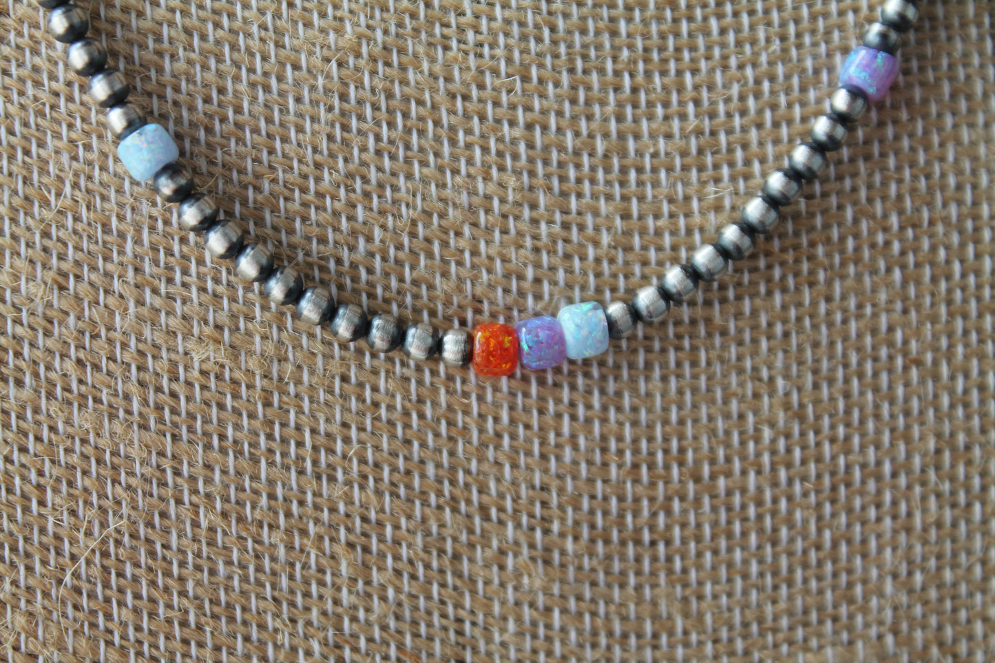 Multi-color Opal Necklace