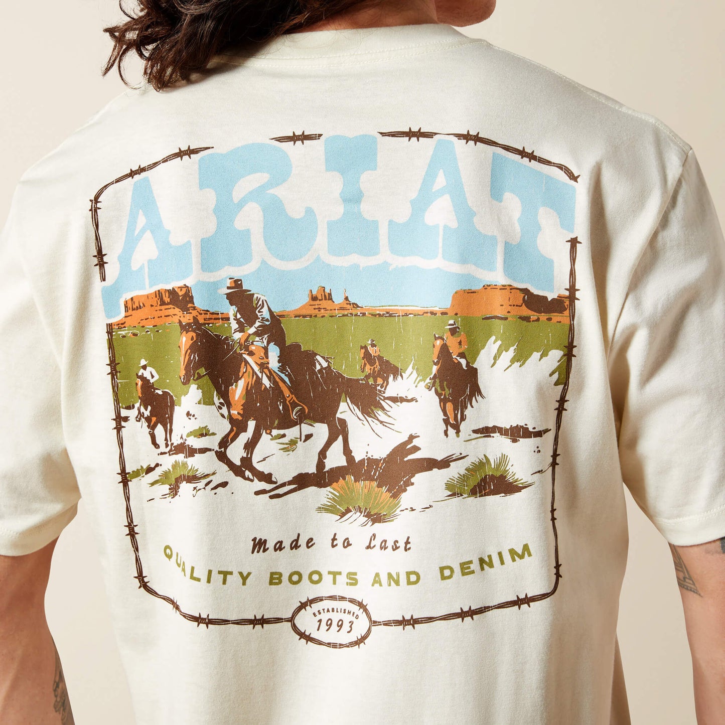 Ariat Men's Turtledove Pulp Western T-Shirt 10065901