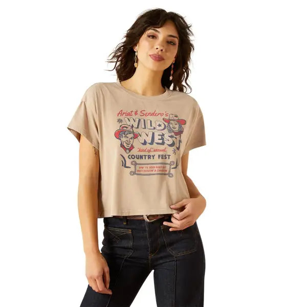 ARIAT brand page
Women's Sendero x Ariat Wild West Country Fest Short Sleeve Tee