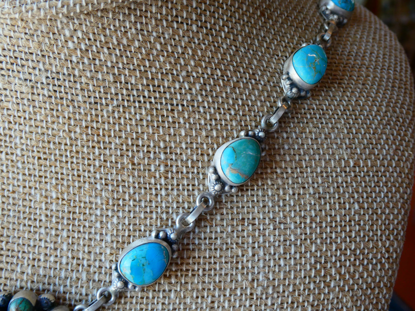 Kingman Turquoise Lariat Necklace (24in.)