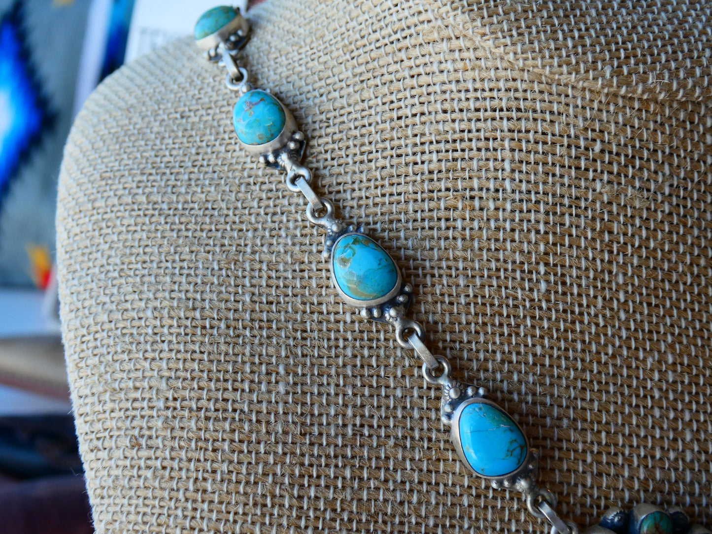Kingman Turquoise Lariat Necklace (24in.)