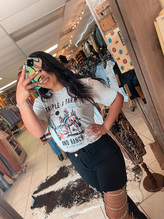 Triple A Senorita Tee (Grey)