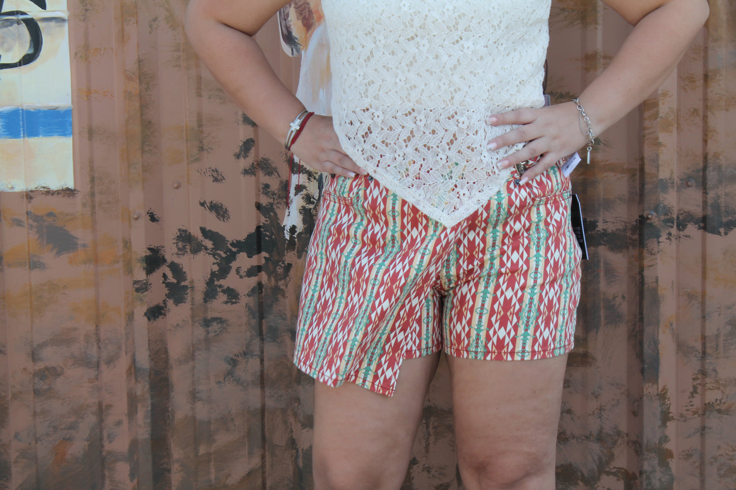 R&R Women’s Aztec Print Skort