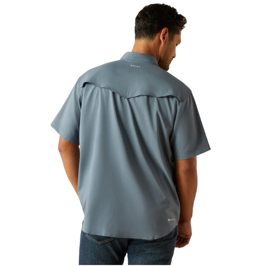 Men’s Ariat Venttek SS Pearlsnap - Newsboy Blue