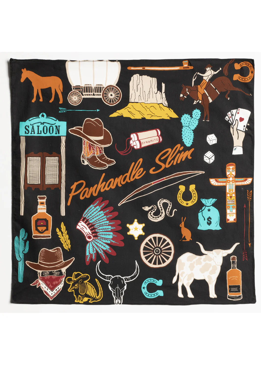 PANHANDLE SLIM WILD WEST BANDANA