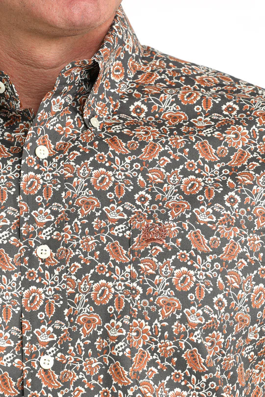 MEN'S CINCH LONG SLEEVE FLORAL PRINT SHIRT 👕
