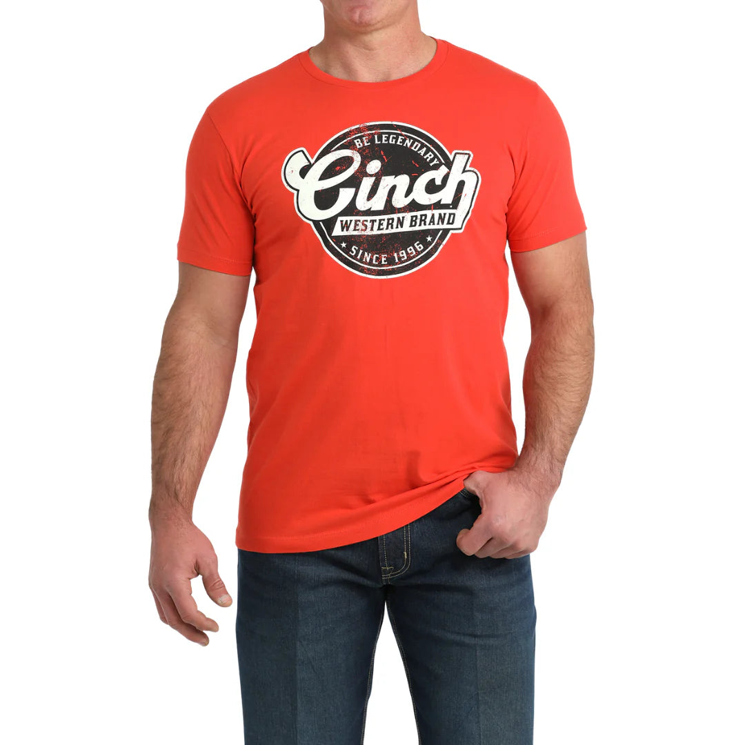 Cinch Men's Be Legendary Red Graphic T-Shirt