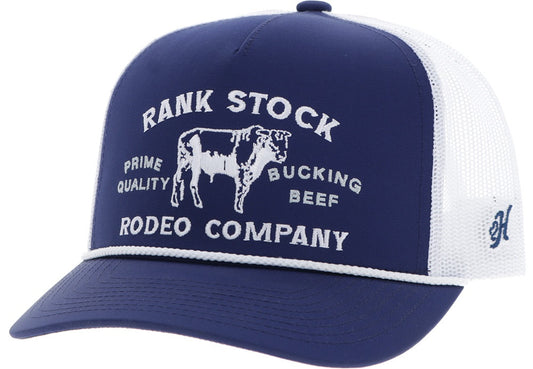 Hooey Rank Stock Cap - Navy/White 🧢