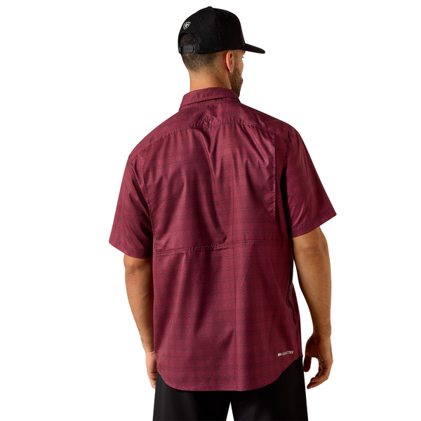 ARIAT PRINTED VENTTEK CLASSIC MAROON ☑️