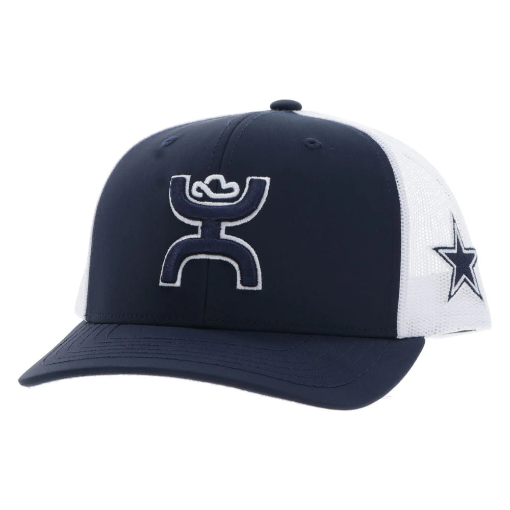 Hooey Logo NVY/WH Dallas Cowboys Cap