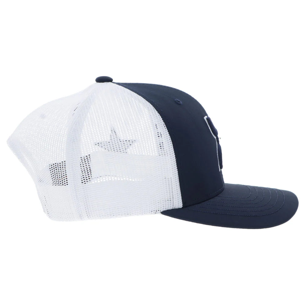 Hooey Logo NVY/WH Dallas Cowboys Cap