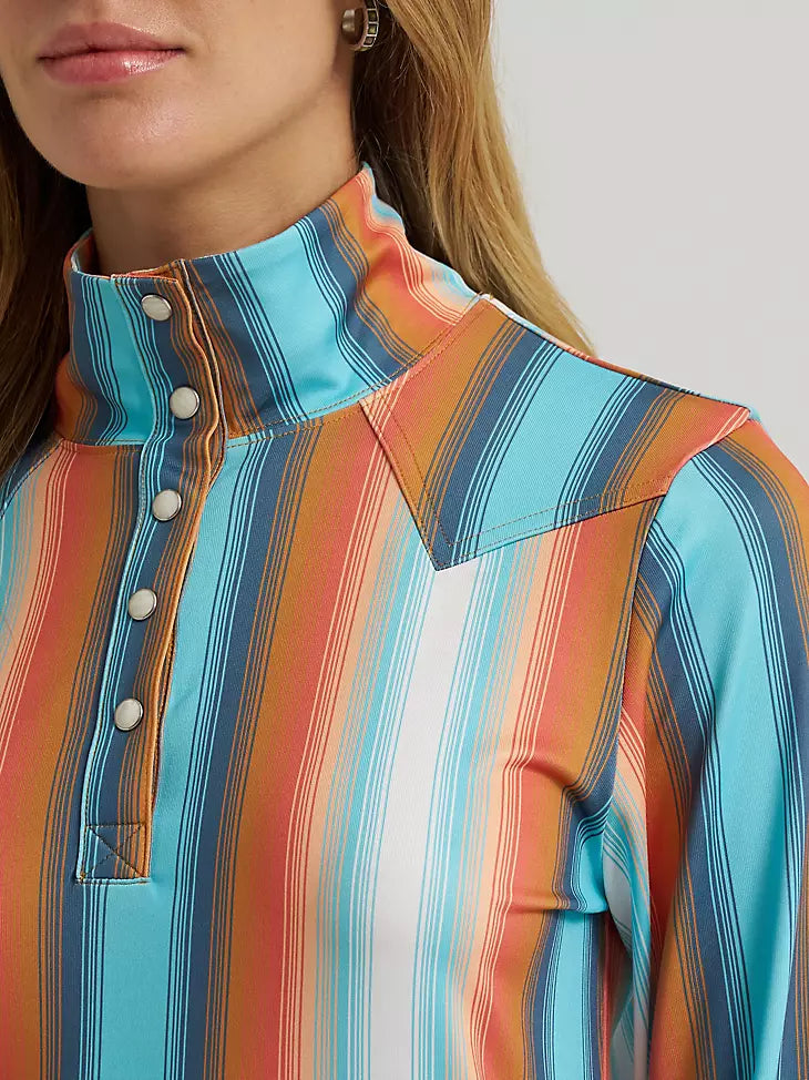 WOMEN'S WRANGLER SKYE PERFORMANCE QUARTER SNAP PULLOVER