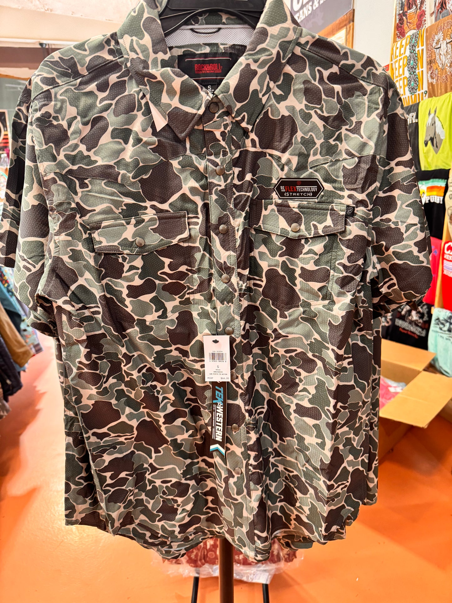 R&R Camo printed Tek western
