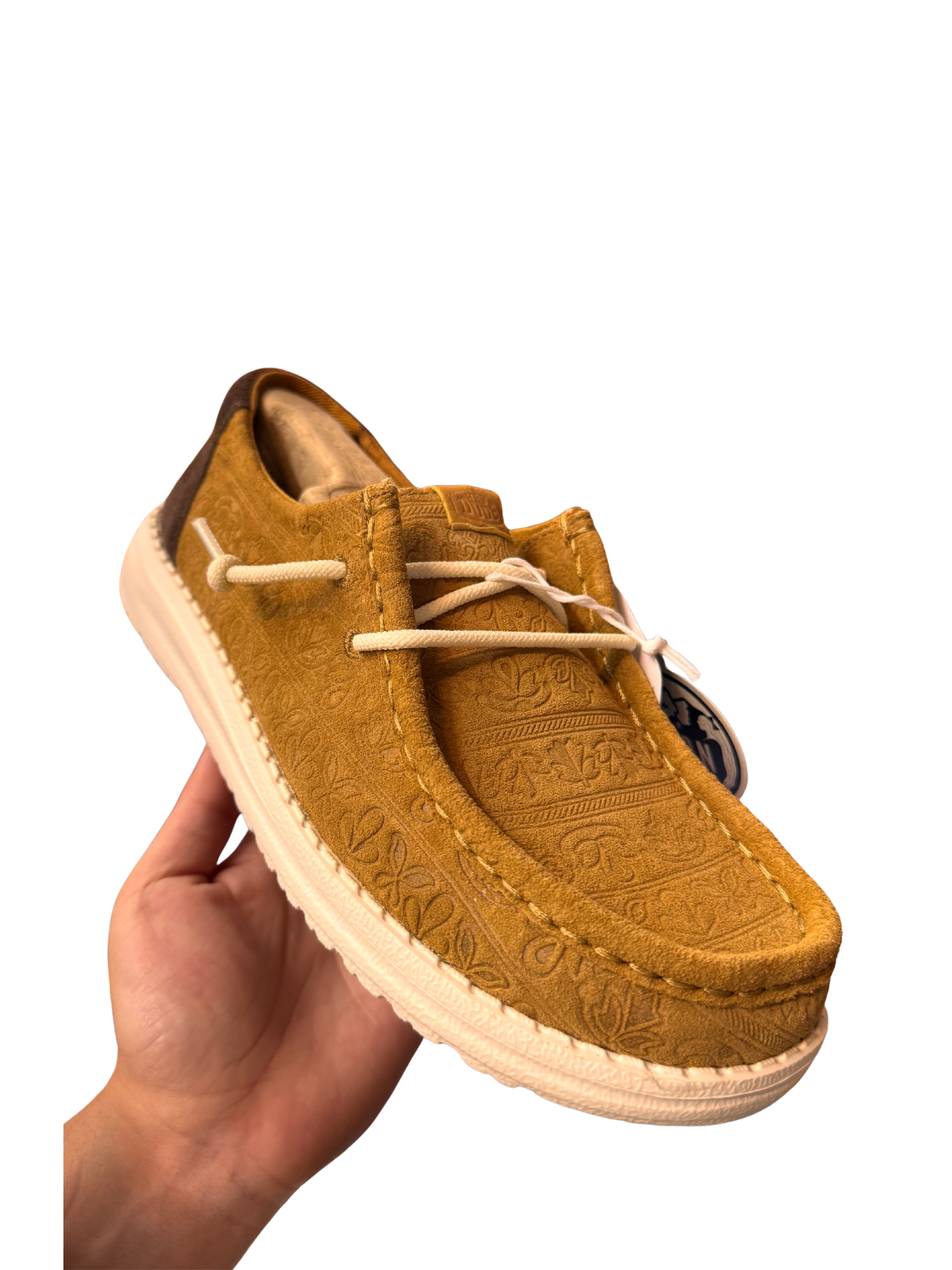 Wendy Teton Debossed Brown