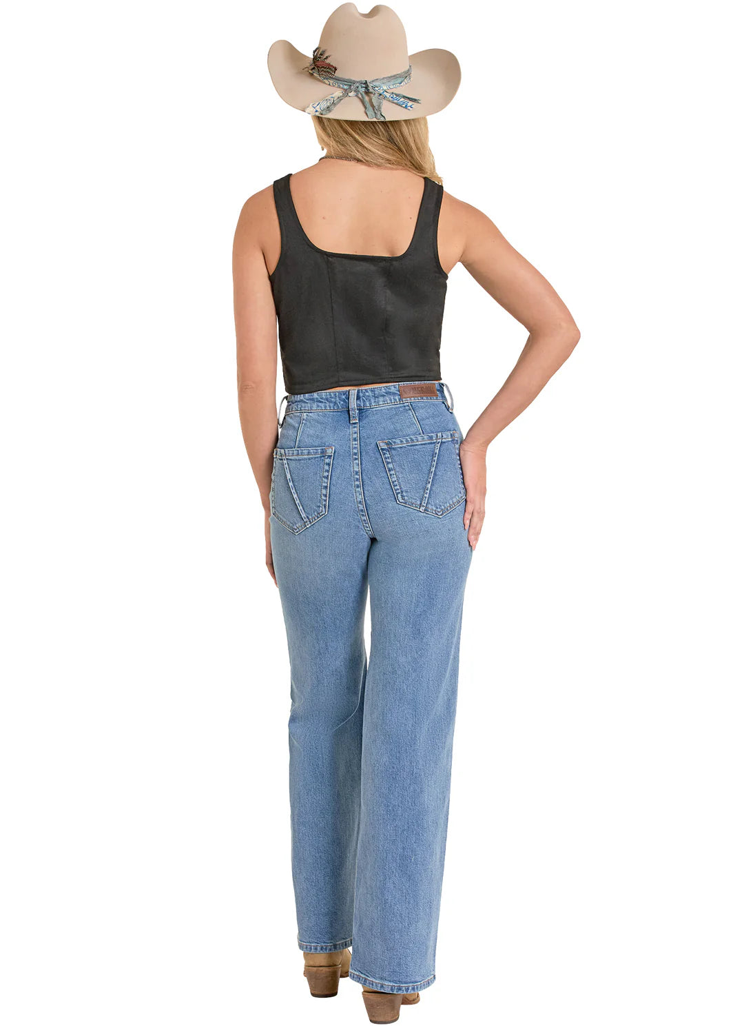 Women Rock&Roll Top Black BW50T08082