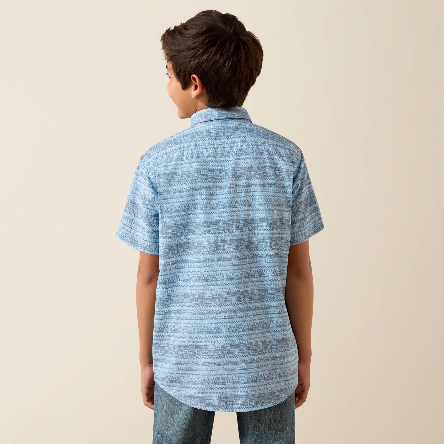 Boys Ariat Printed VentTEK Outbound Classic Fit Shirt✅