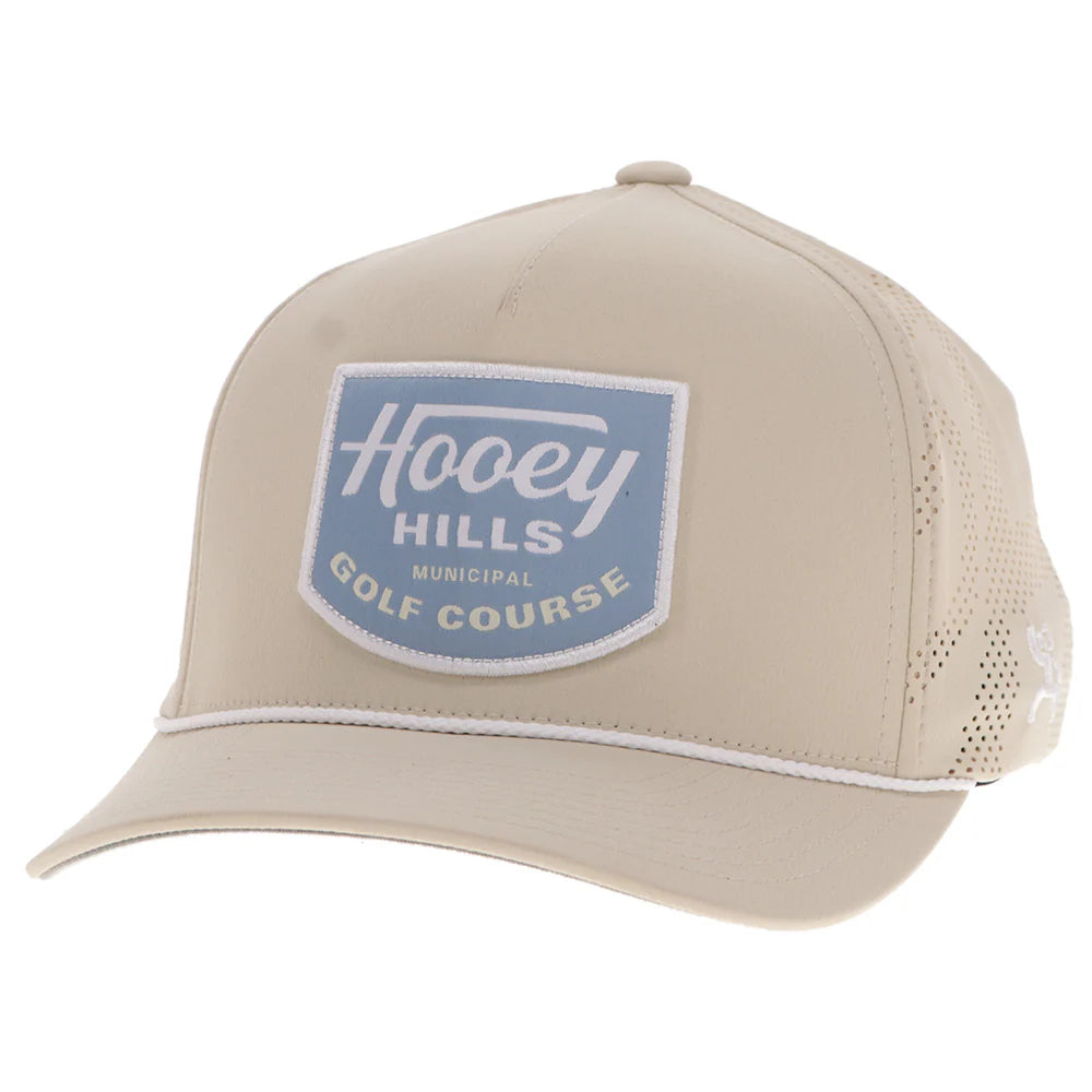 NOONAN" HAT TAN W/TEAL & WHITE PATCH🧢✅