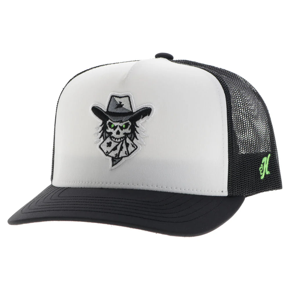 AUSTIN GAMBLERS" HAT WHITE/BLACK W/BLACK & WHITE LOGO🧢✅