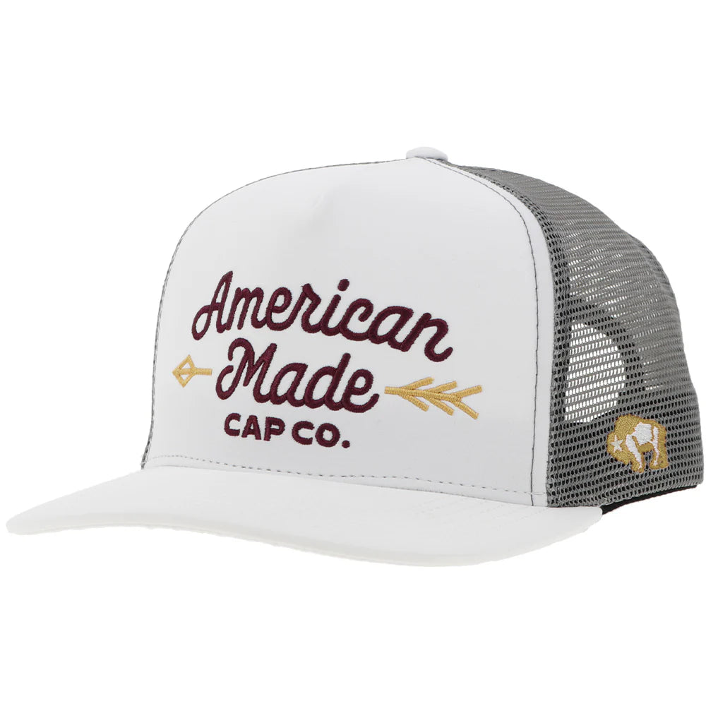 AMCC" HOOEY HAT WHITE/GREY🧢✅
