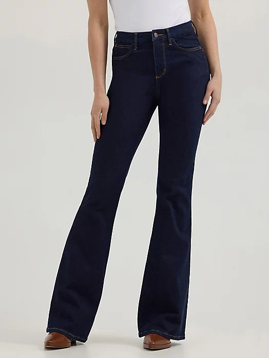 Wrangler Women’s Retro Dark Wash Bespoke Flare Jeans
