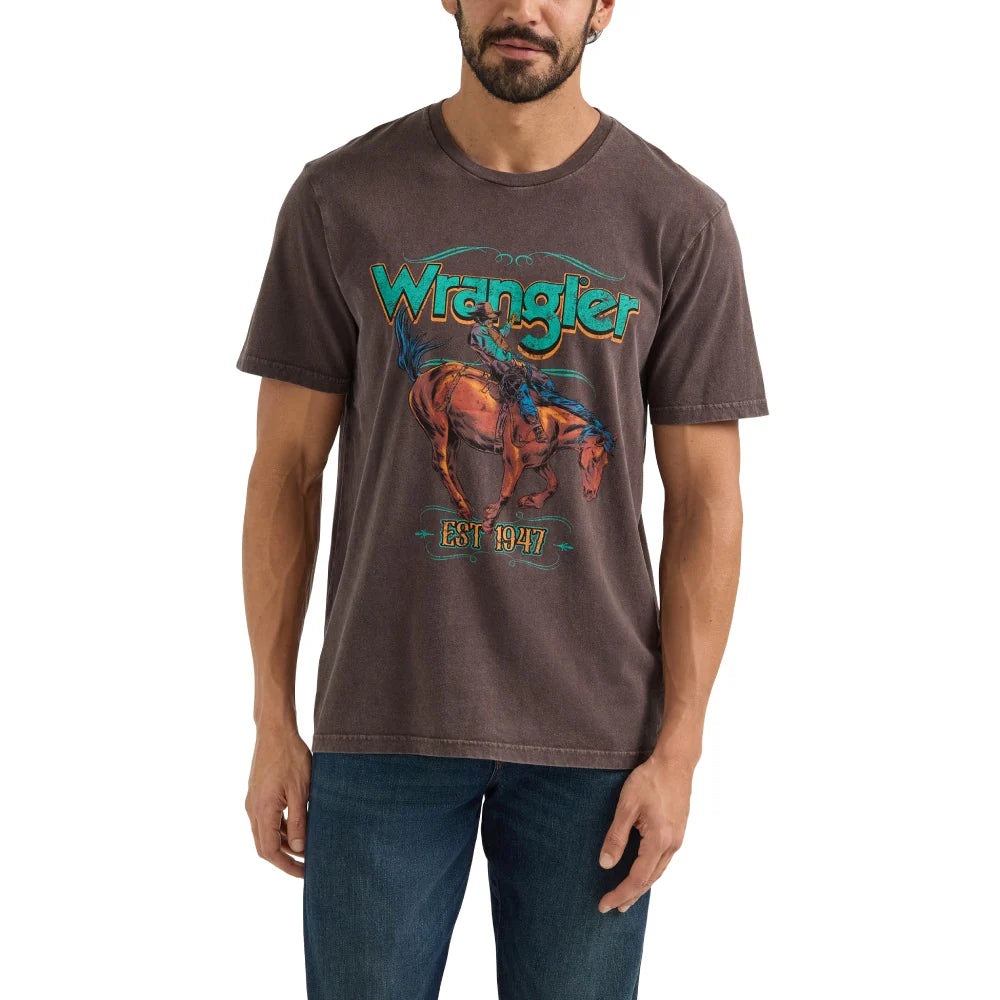 Wrangler Men’s Cowboy Rider Short Sleeve Tee