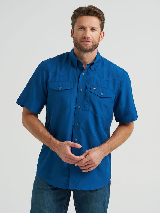 WRANGLER PERFORMANCE SNAPS BLUE