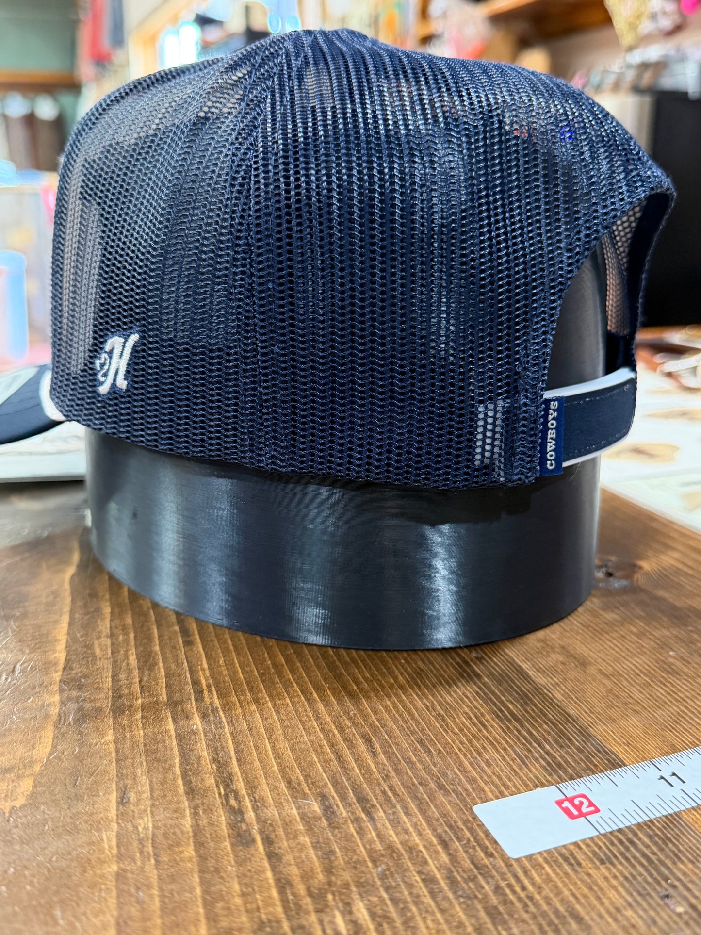 Hooey Dallas Cowboys Script WHT/NVY Cap ðŸ¤