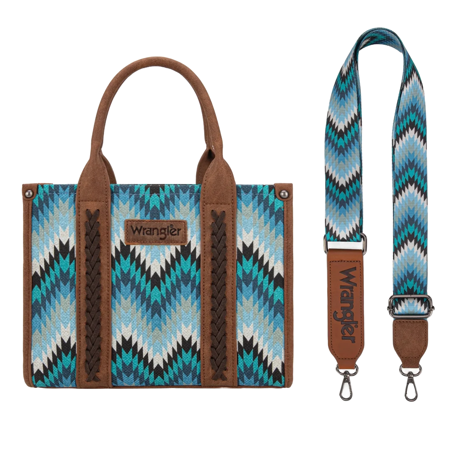 Wrangler Ladies Southwestern Pattern Dual Sided Print Bag WG2211-8120SJN