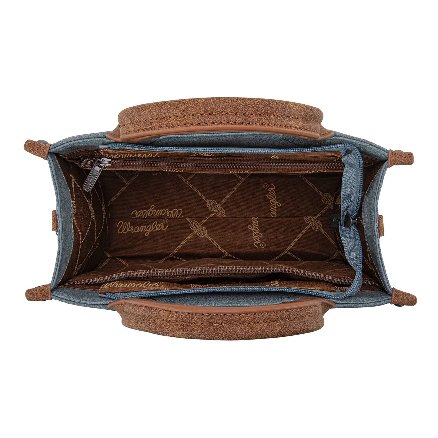 WG250-81202JN - Wrangler Buckle Tote/Crossbody - Jean
