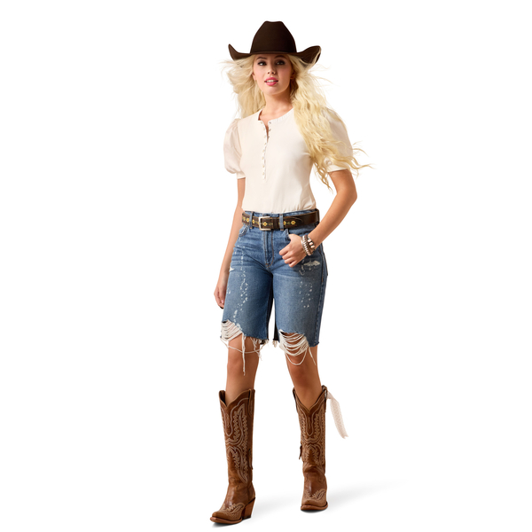ARIAT OAKLEY SNAP CLOUD DANCER - LADIES SHIRT - 10073538