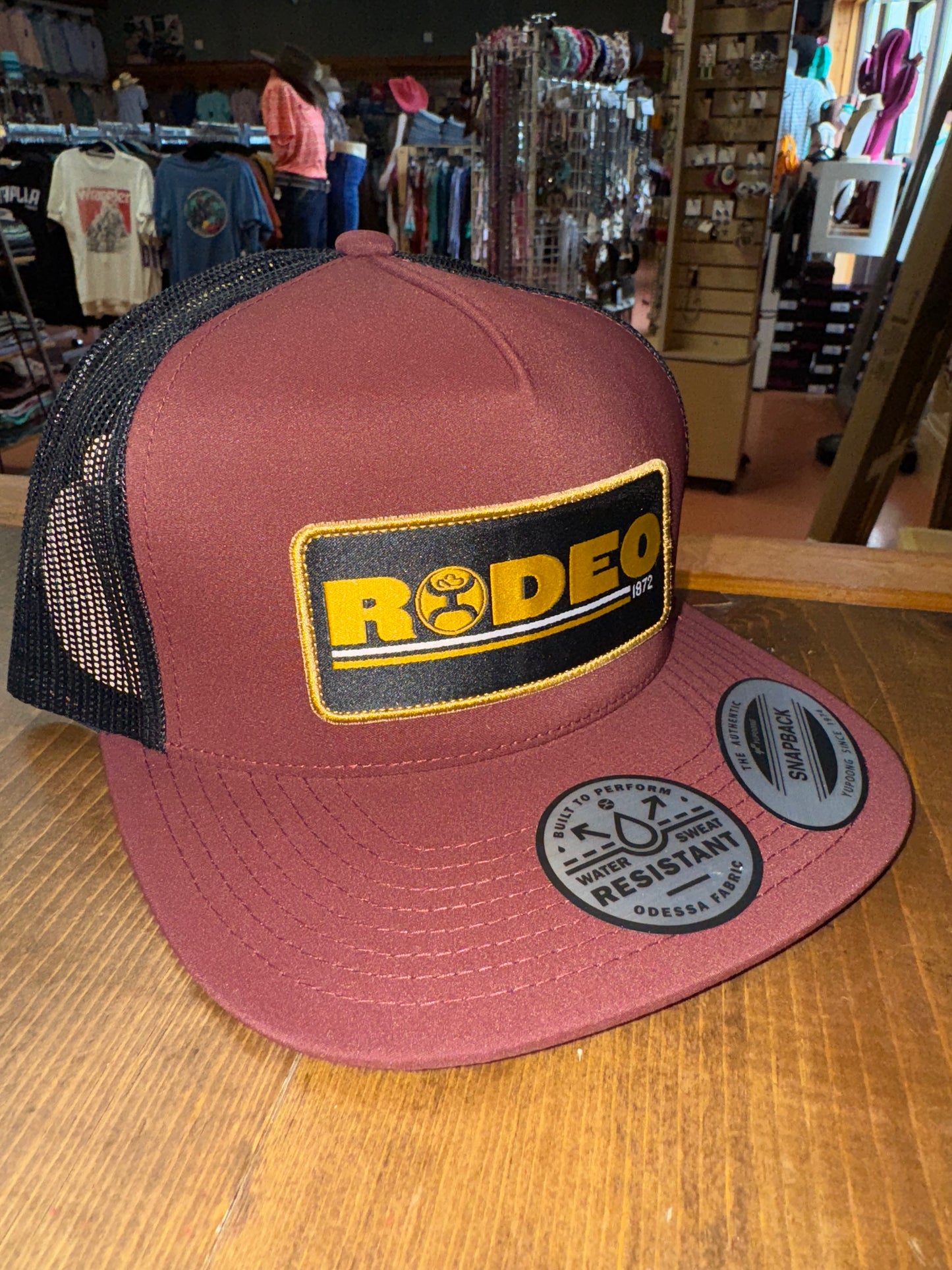 Hooey Rodeo Blk/Yellow Cap 🧢