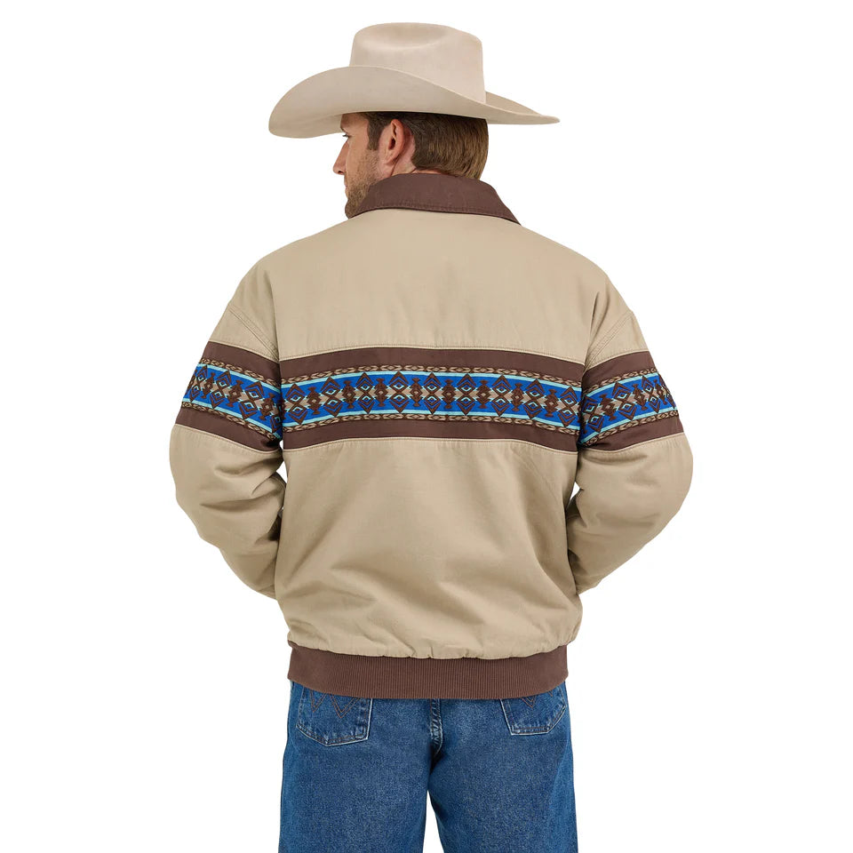 MEN'S WRANGLER® AZTEC BOMBER JACKET